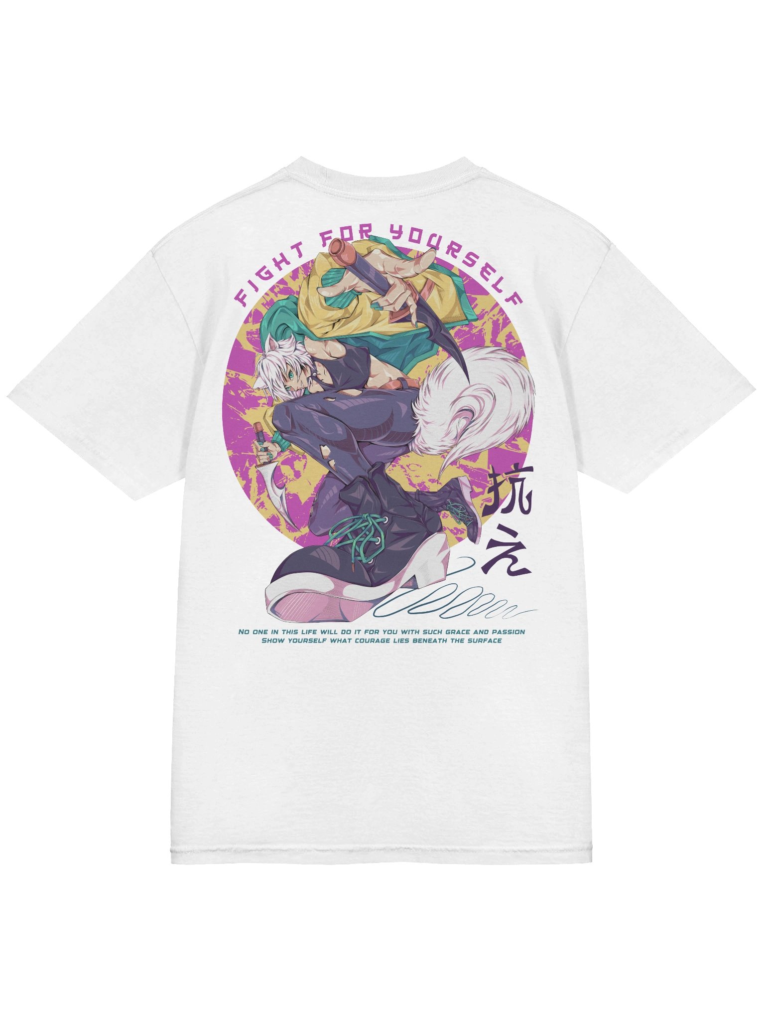 抗え FIGHT [White Tee] product image (5)