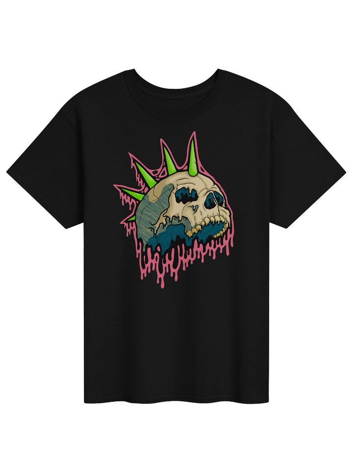 Drippy Mohawk Skull Shirt product image (1)
