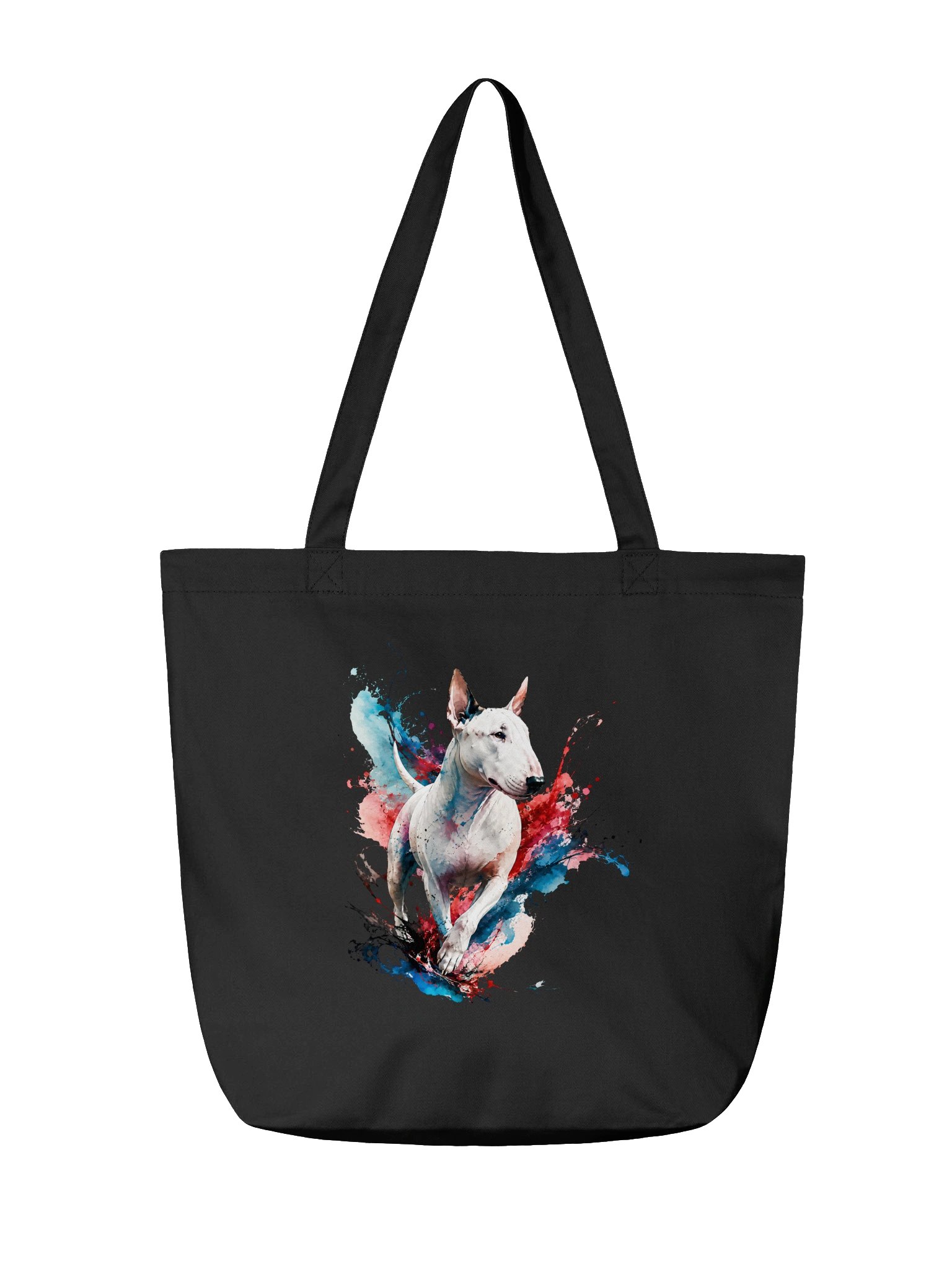 Bull Terrier Colourful Tote Bag product image (3)