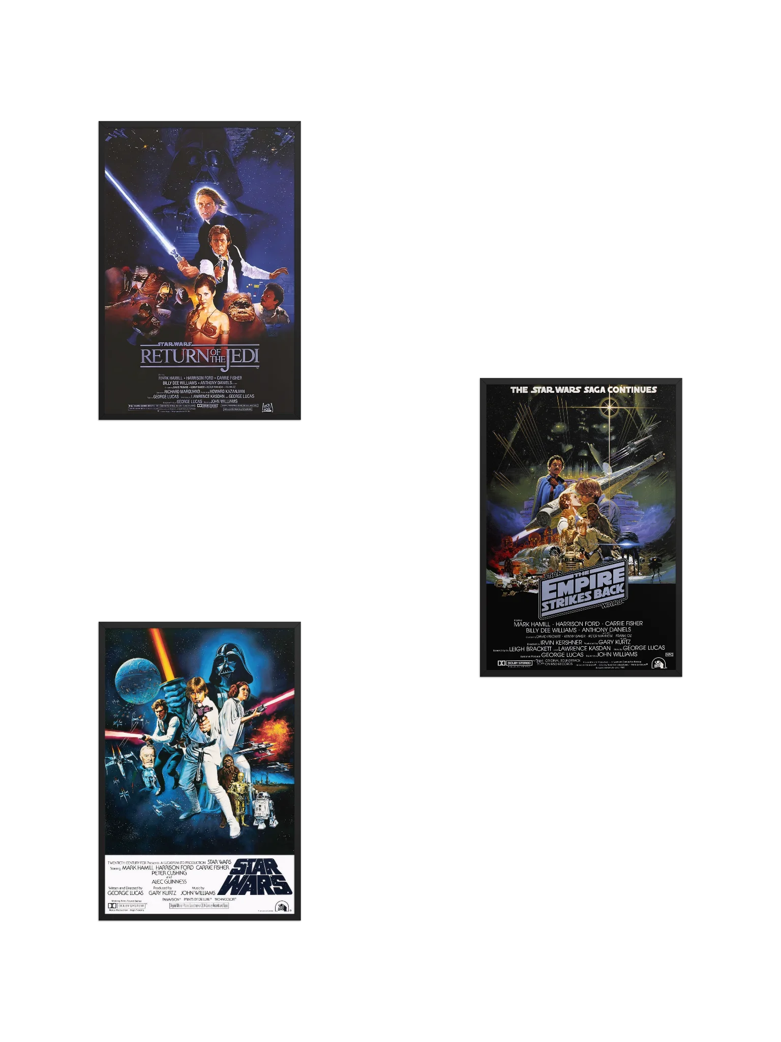 Original Trilogy Collection - Premium Framed Movie Poster Set product image (1)