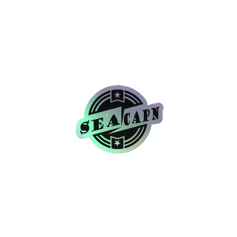 SeaCapn Holo Sticker product image (1)