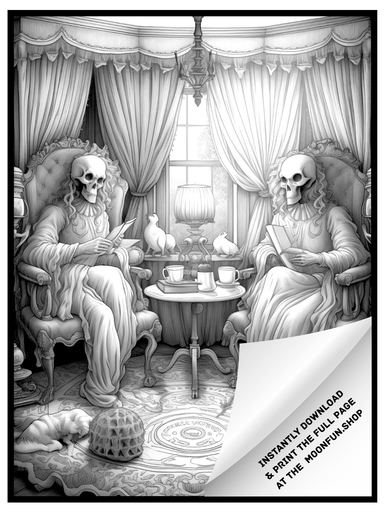 👨‍👩‍👧 Ultimate Family Halloween Bundle – 300+ Coloring Pages for All Ages product image (12)