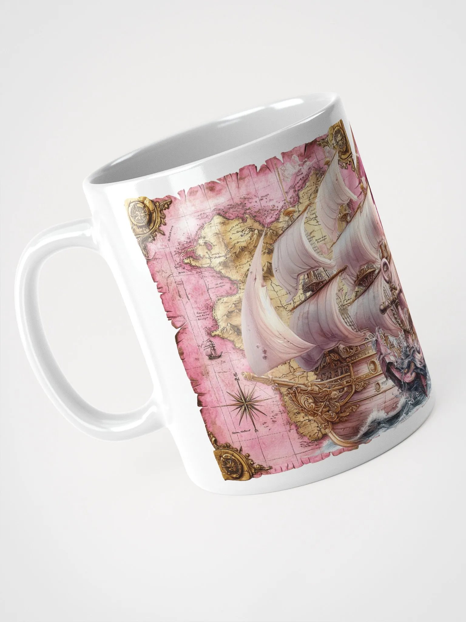 Whimsical Pink Pirate Adventure Mug product image (3)