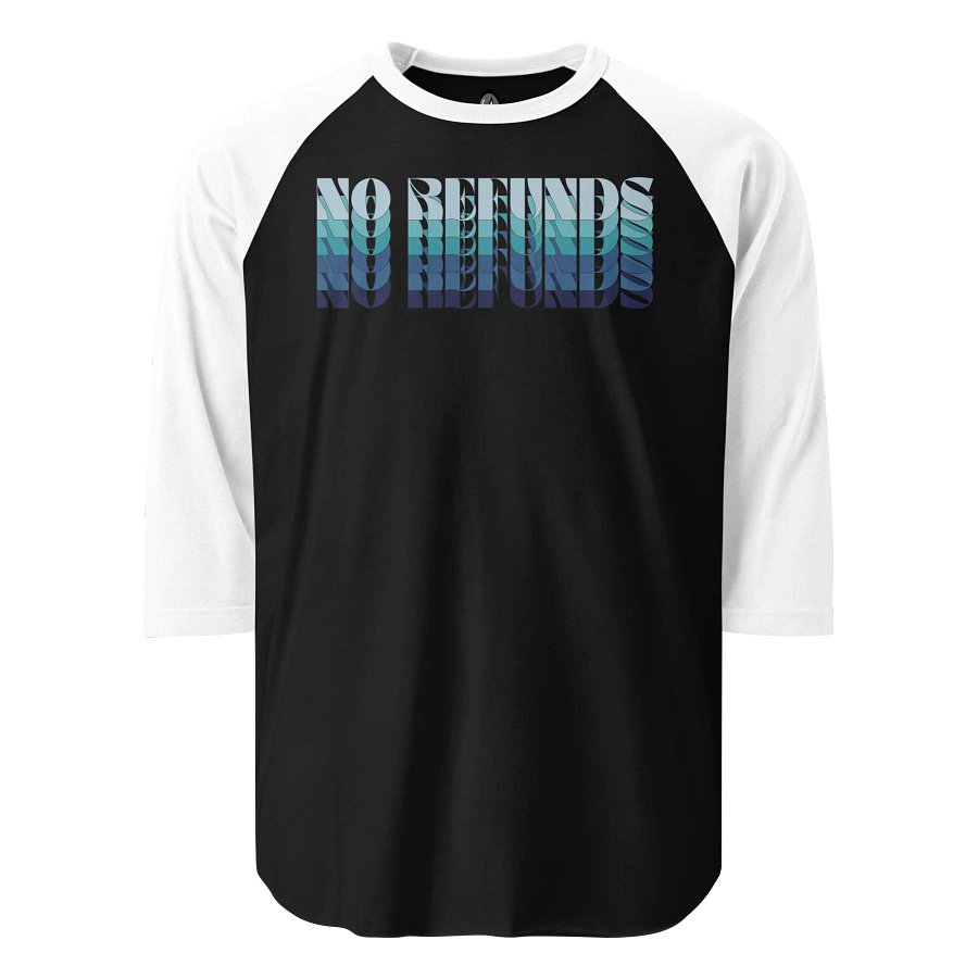 Stamped Fine Print Raglan Tee product image (1)