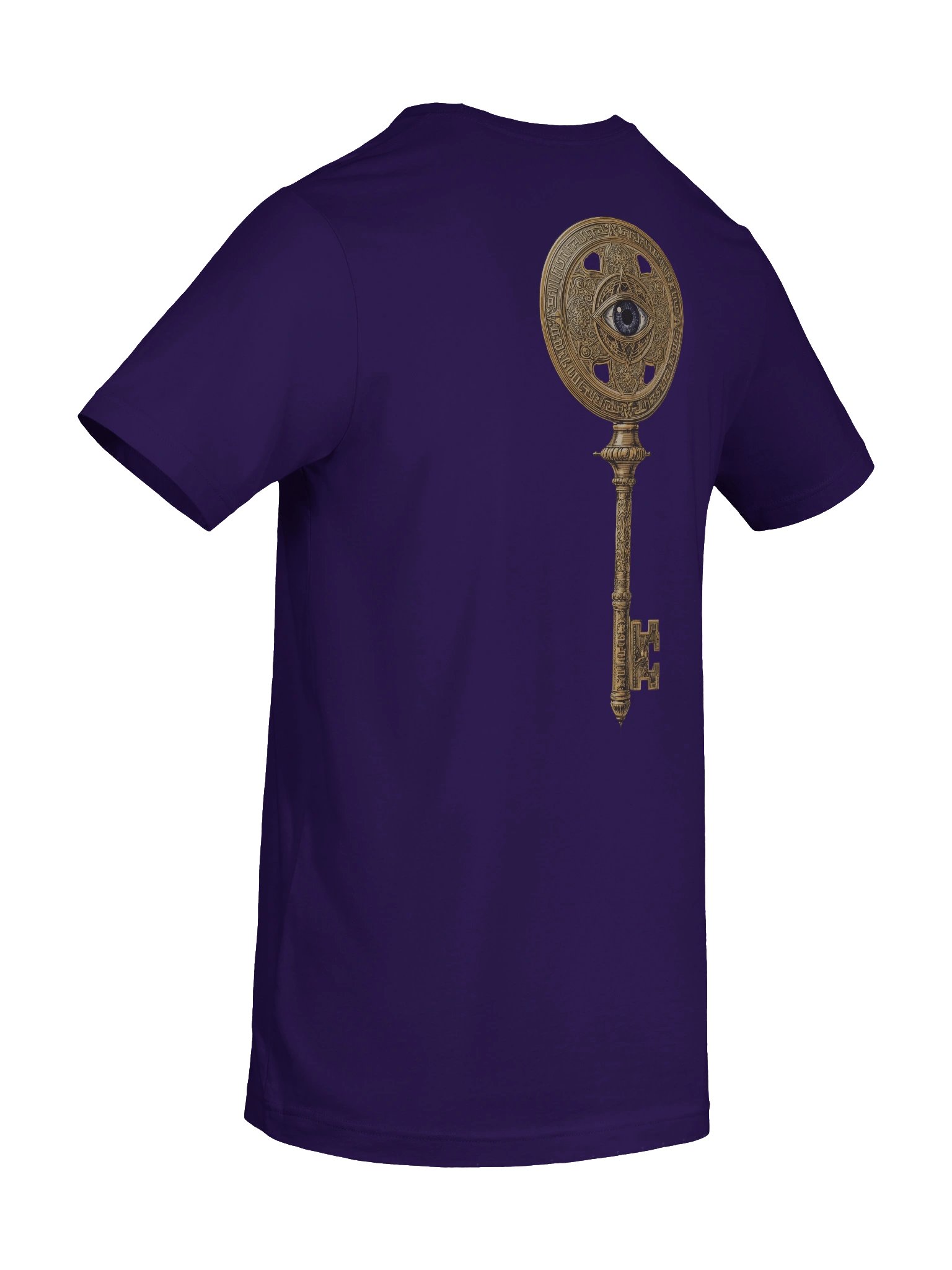 The Gatekeeper’s Key Classic T-Shirt – Front & Back Print | Team Purple | Bella+Canvas 3001 product image (10)