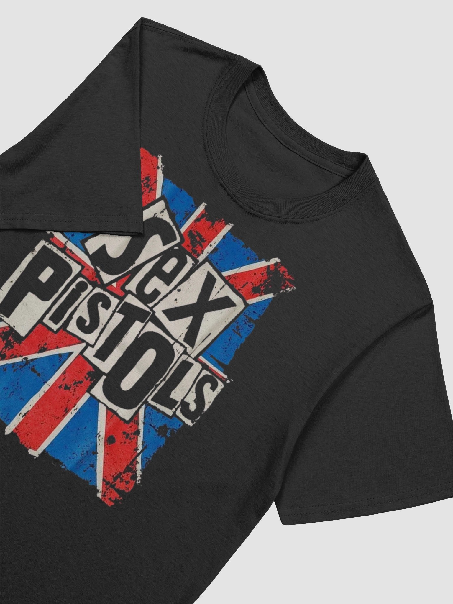 Sex Pistols T-Shirt Union Jack Distressed Vintage 1977 | Johnny Rotten Sid Vicious Punk Rock Graphic Tee | Never Mind The Bollocks Collector Shirt product image (6)