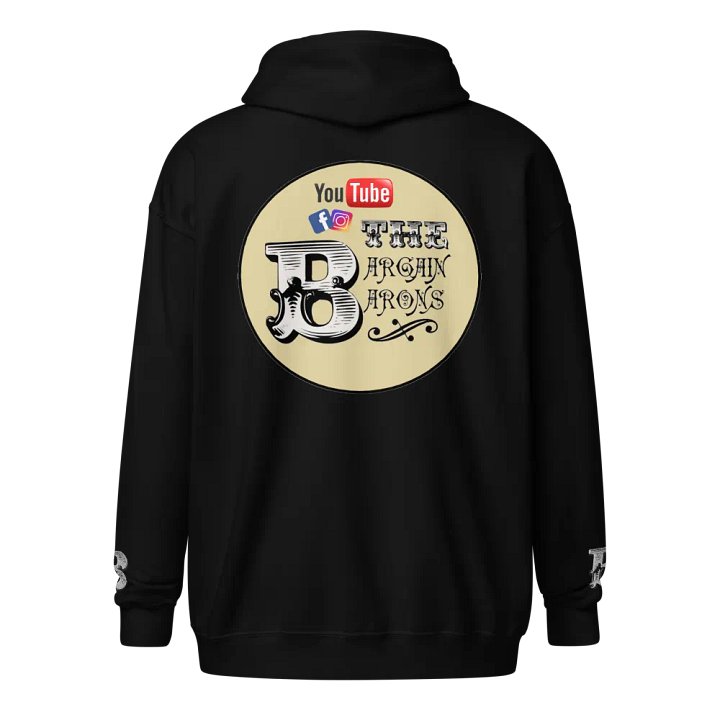 BARGAIN BARONS LOGO (Zipper Hoodie) product image (2)