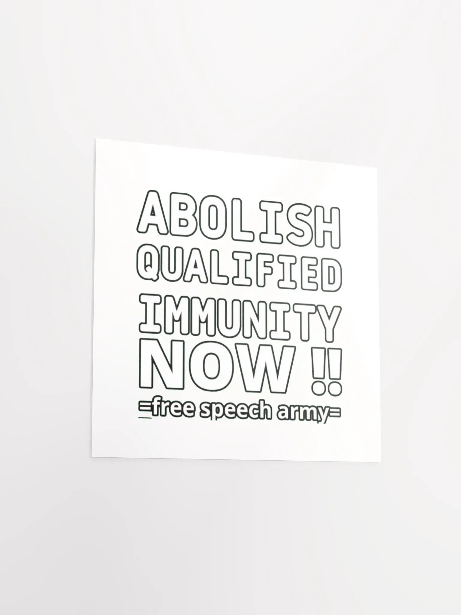 ABOLISH QUALIFIED IMMUNITY NOW product image (15)