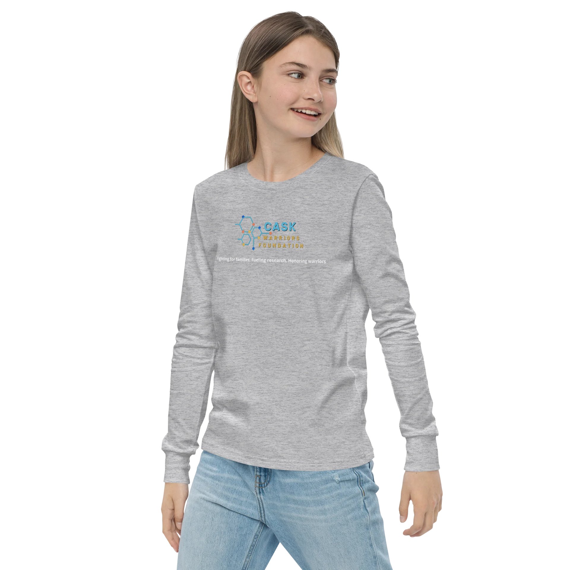 CASK Warriors Youth Long Sleeve Tee – Limited Edition Bella + Canvas product image (3)