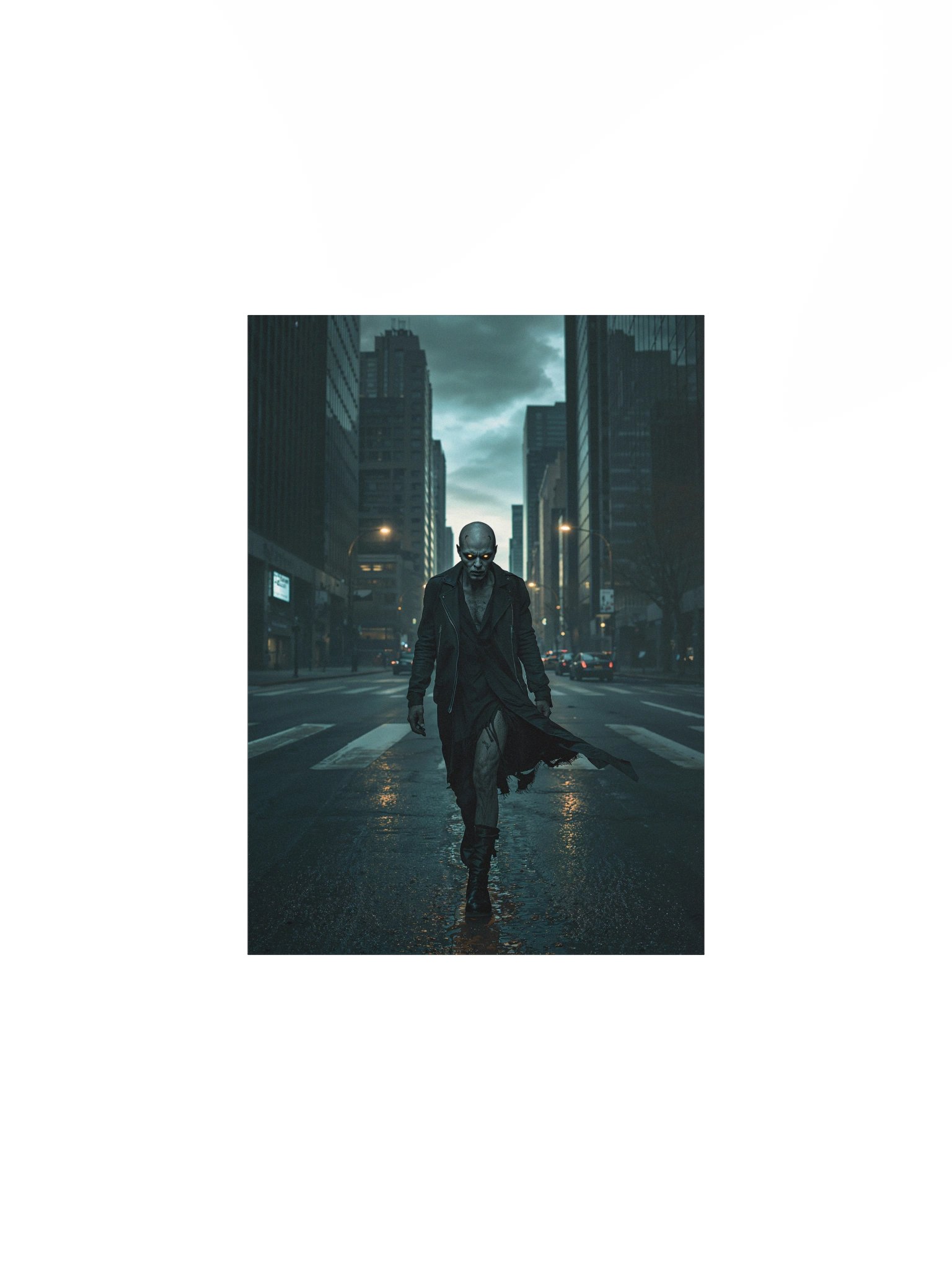 The Harbinger Walks Matte Poster product image (1)