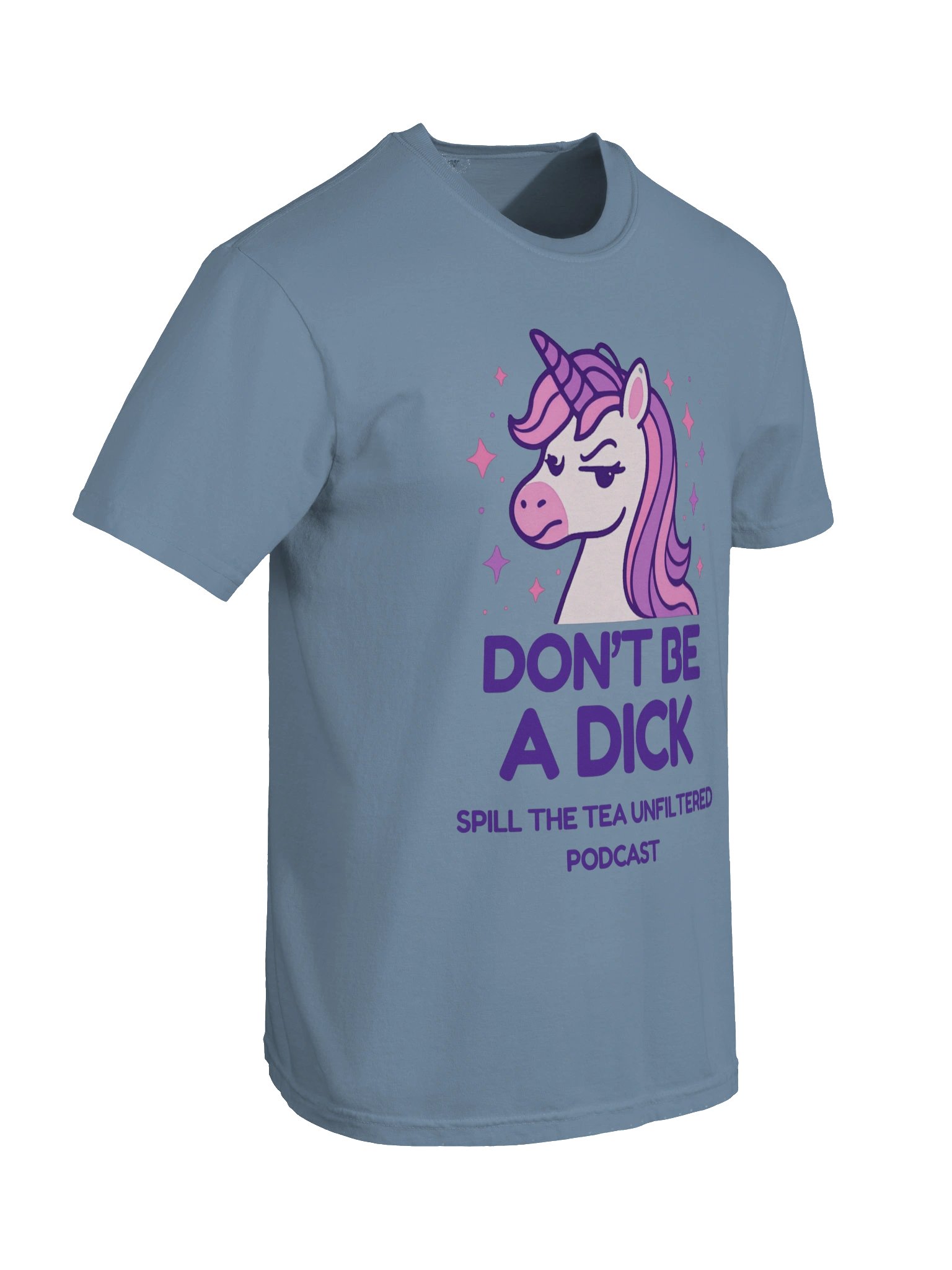 Sassy Unicorn "DONT BE A DICK" Tee product image (6)