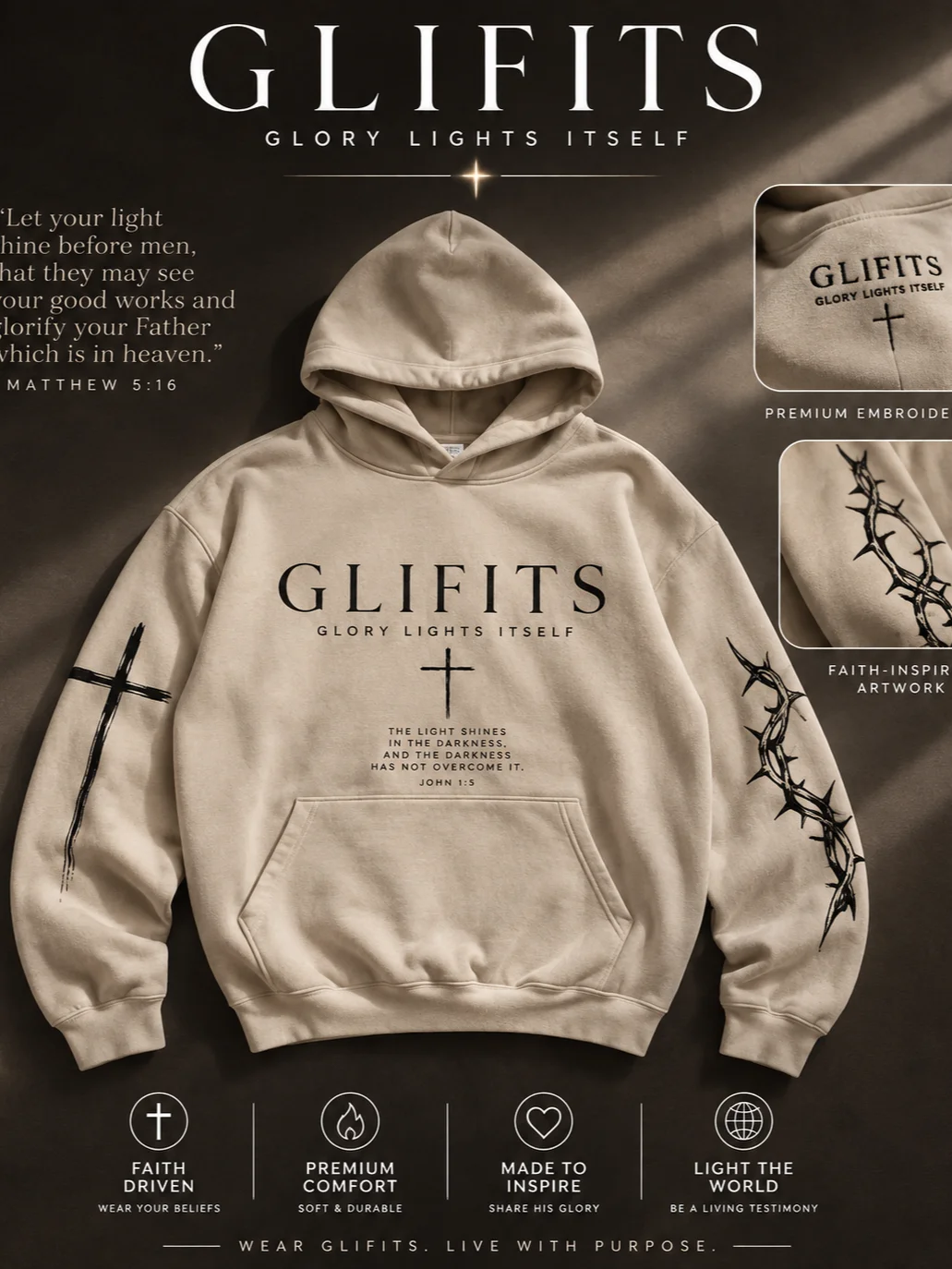 V5 GLI GLORY HOODIE product image (1)