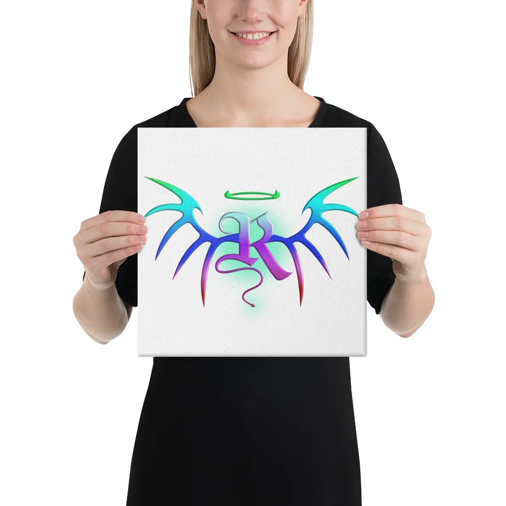 RafaZafar Logo Canvas Print (vaporwave) product image (2)