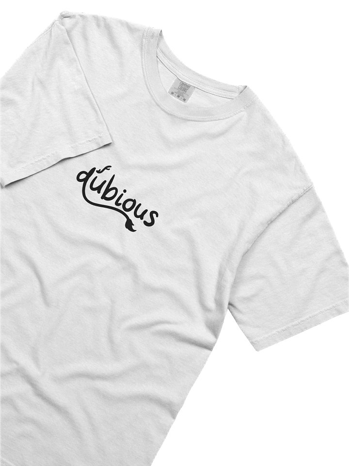 "DUBIOUS" White T-Shirt product image (2)