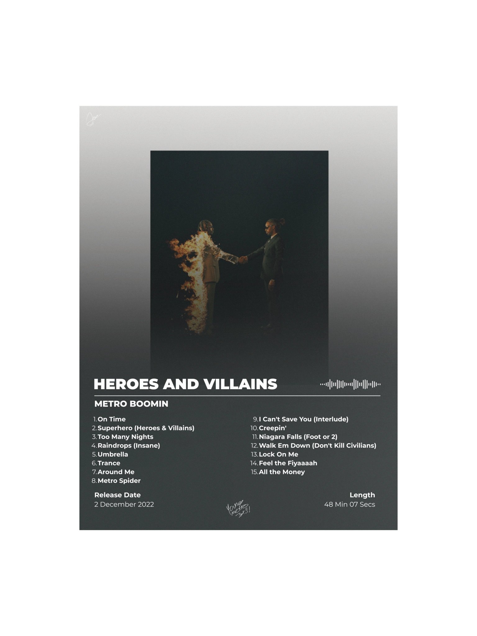 Heroes and Villains Album Poster product image (2)