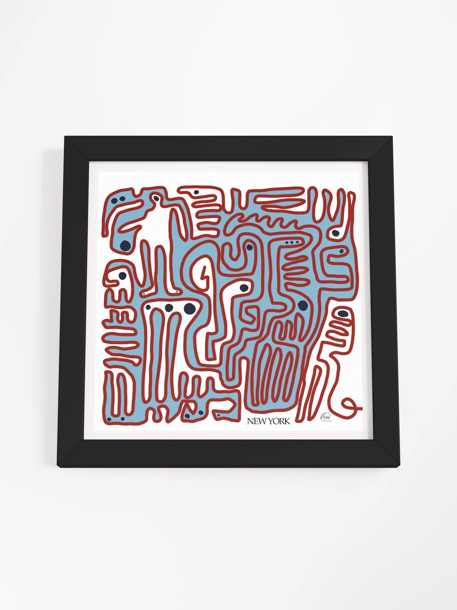 New York Maze (Framed Print) product image (5)
