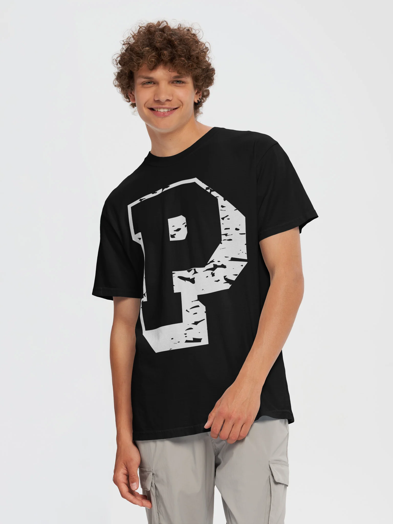 Varsity Letter P | Comfort Colors® Tee product image (5)