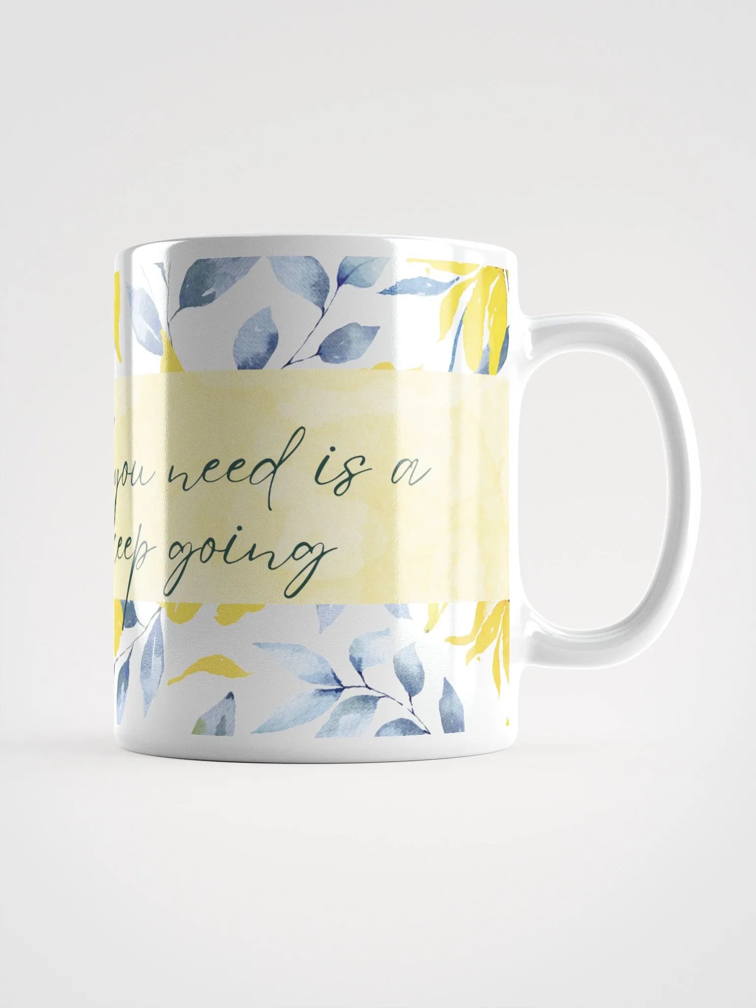 Keep Going Floral Reminder Mug product image (2)