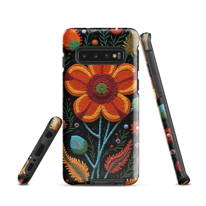 Vibrant Faux-beaded Flower Samsung® Tough Case product image (1)