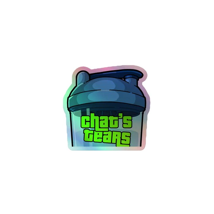 ChatsTears Holo Sticker product image (1)