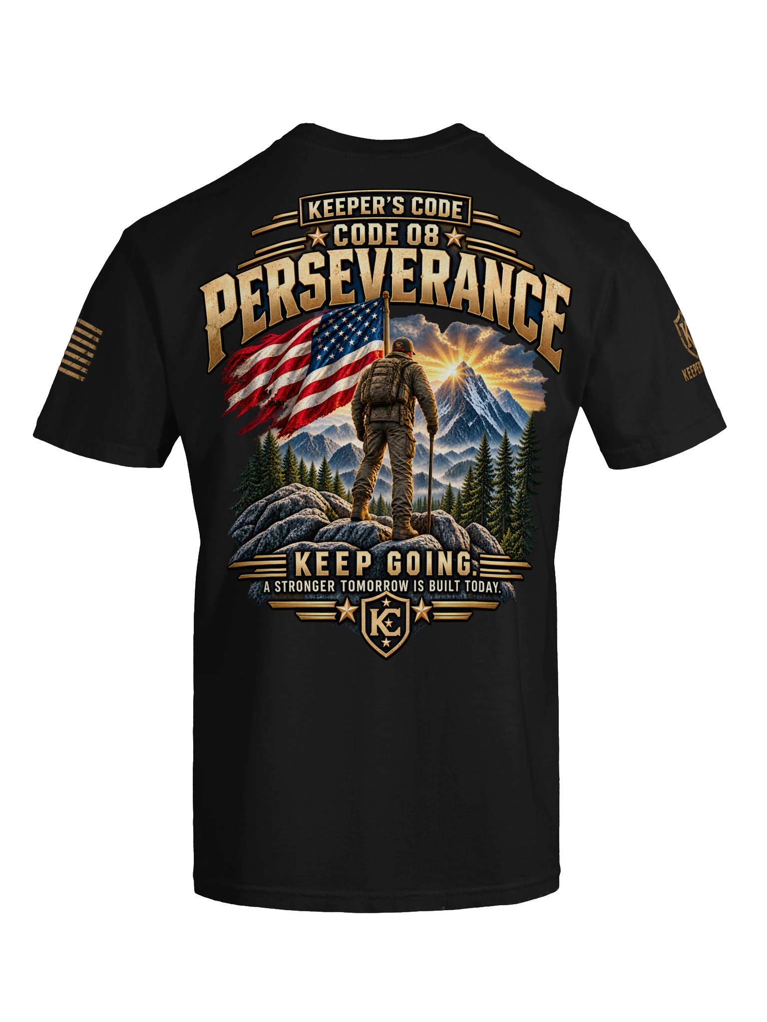 Keeper’s Code™ Men’s CODE 08 Perseverance Keep Going T-Shirt product image (9)