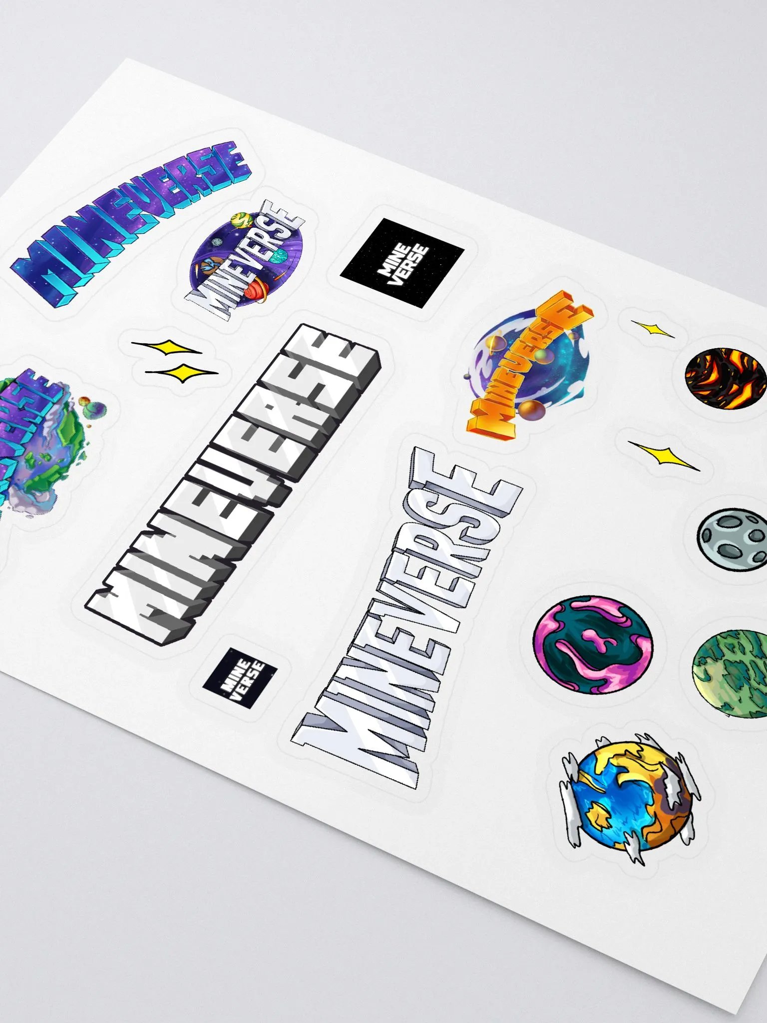 Mineverse Sticker Sheet product image (2)