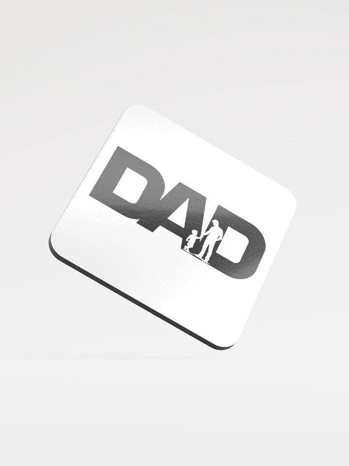 Dad Son Elegant Glossed Cork Coaster product image (2)