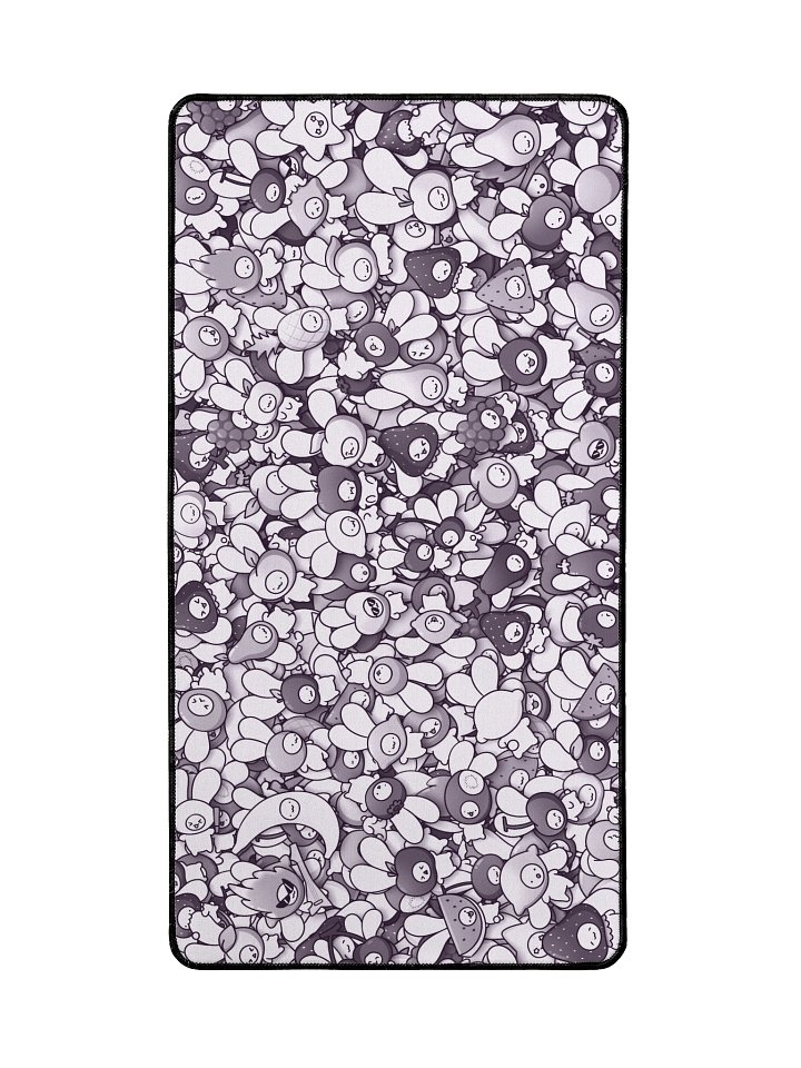 Fruitling Only Desk Mat - Greyscale product image (2)