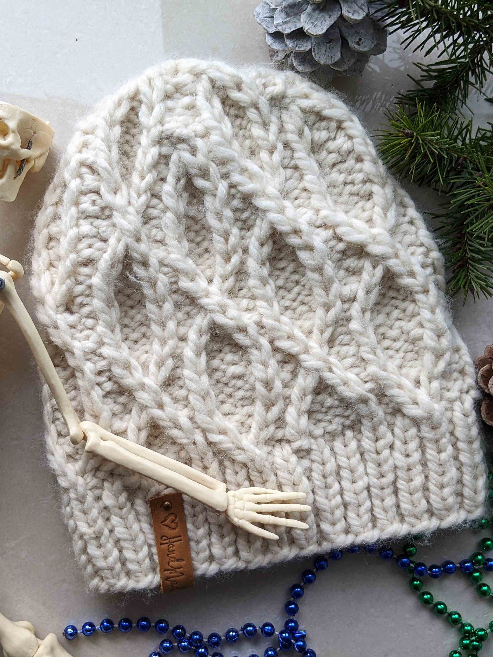 DNA Cable Knit Hat Pattern product image (4)