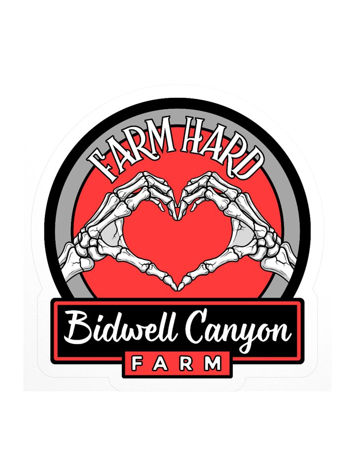 BCF Farm Hard Bones Sticker Red product image (3)
