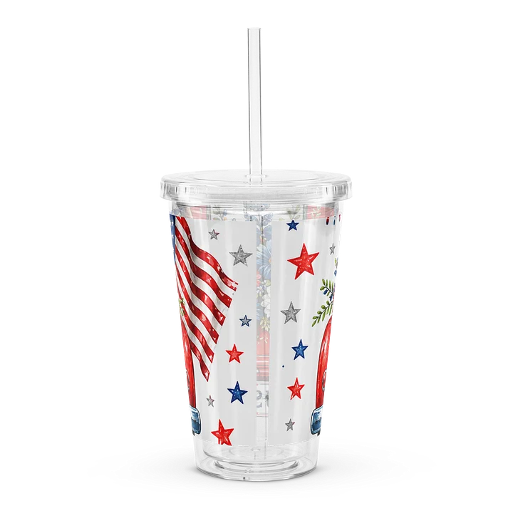 Double Wall Clear Plastic Tumbler (16 oz) product image (2)
