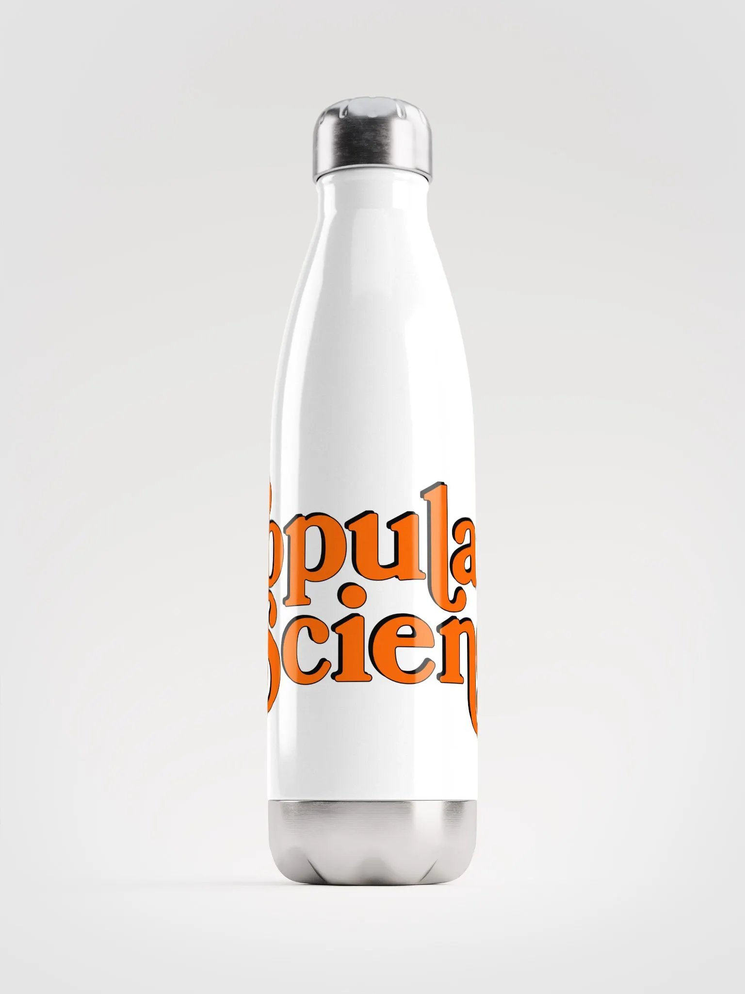 Popular Science Retro Logo Water Bottle product image (1)