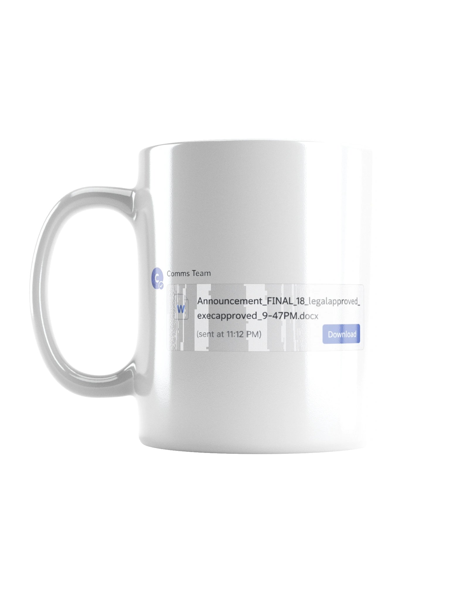 Announcement Final Mug product image (1)