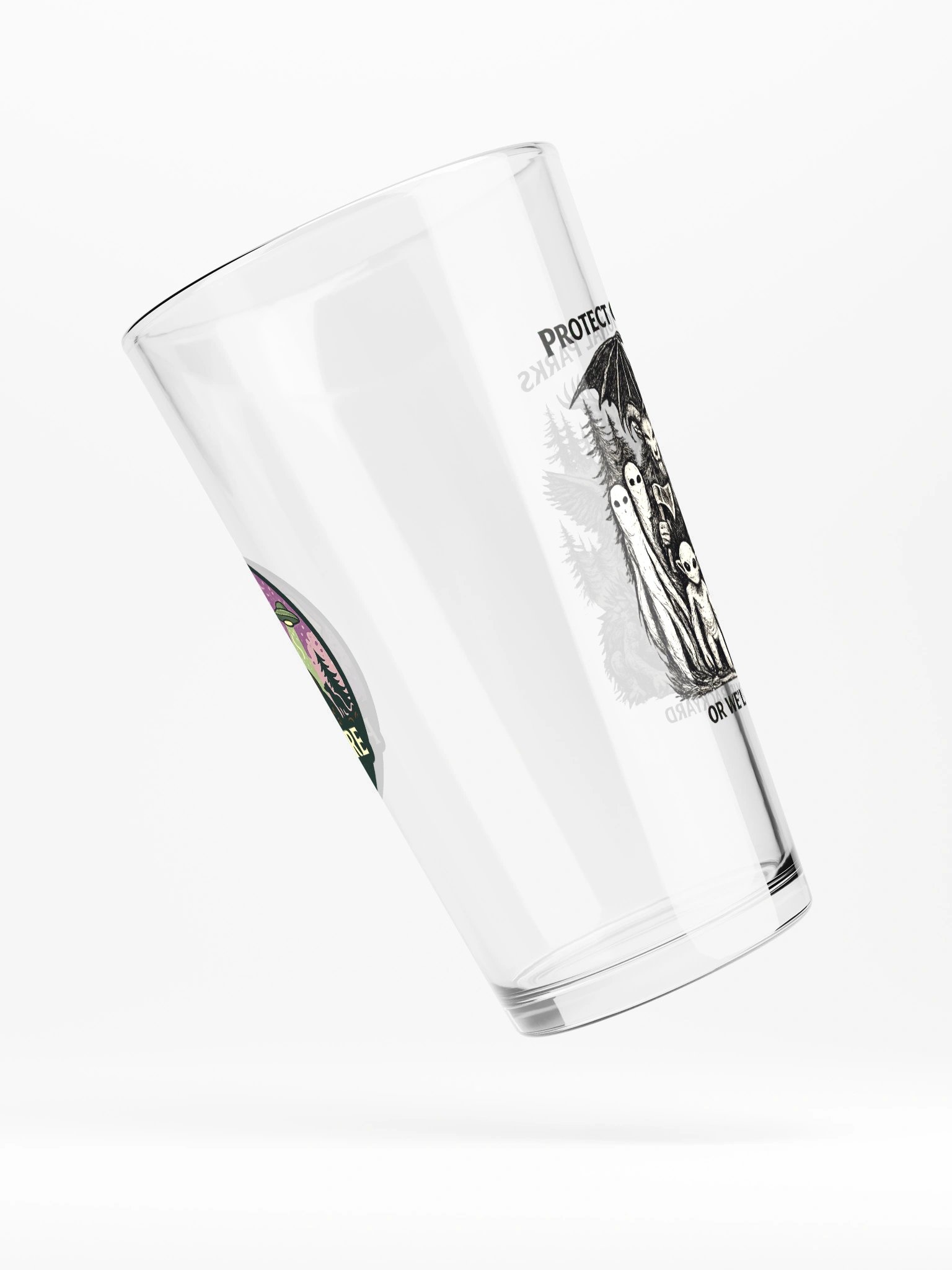 NATIONAL PARK CRYPTIDS SHAKER PINT GLASS 16oz product image (5)