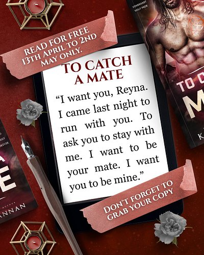 ❤️ To Catch A Mate by Krystal Shannan ❤️

Read F.R.E.E till 2nd May

tropes:
❤️ Paranormal romance
❤️ shifter romance
❤️ Fate...