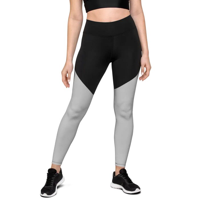 2 Toned Leggings - Gray product image (2)