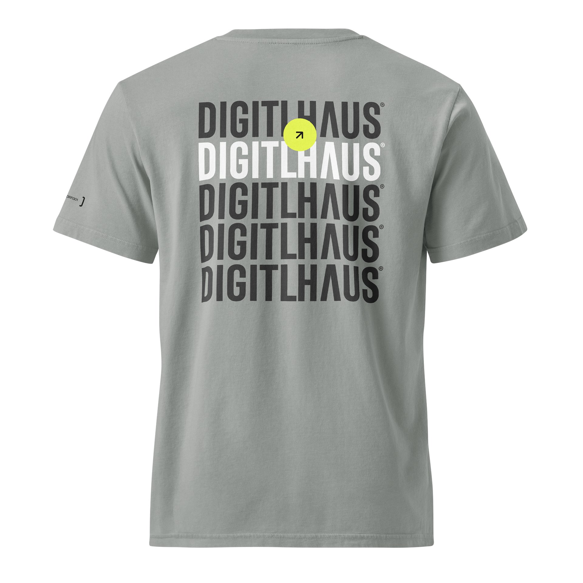 DigitlHaus Stacked T-Shirt - Grey Acid Wash product image (2)