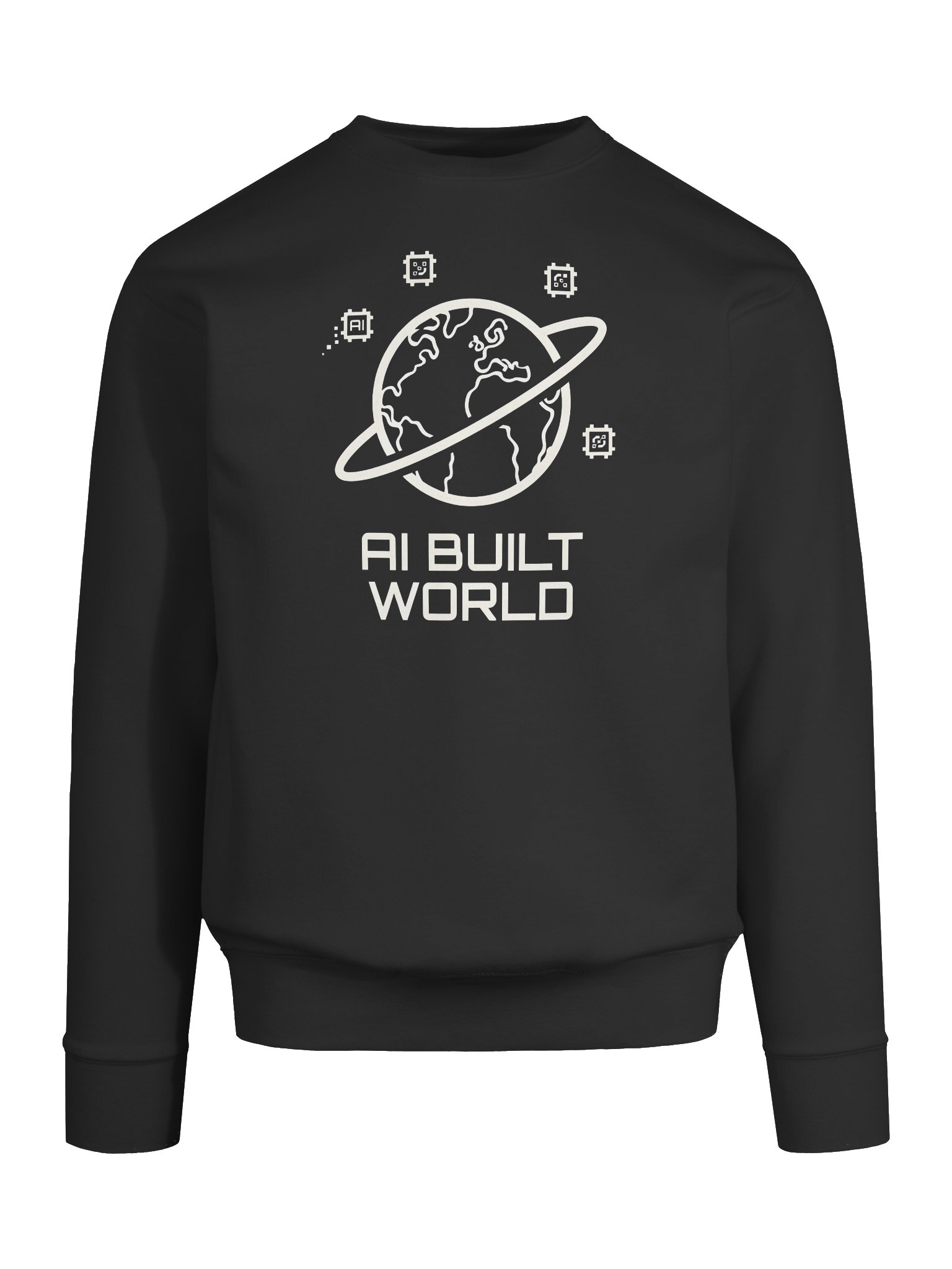 AI Built World Premium Crewneck product image (77)