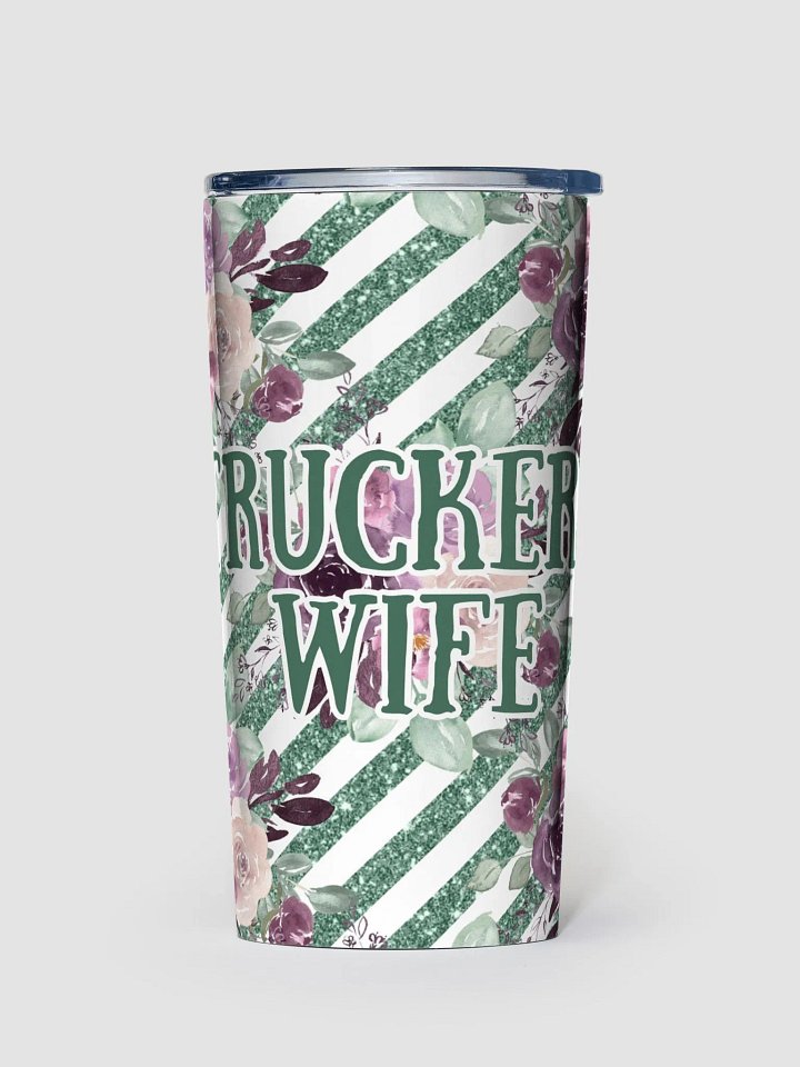 Floral Trucker's Wife Tumbler product image (1)