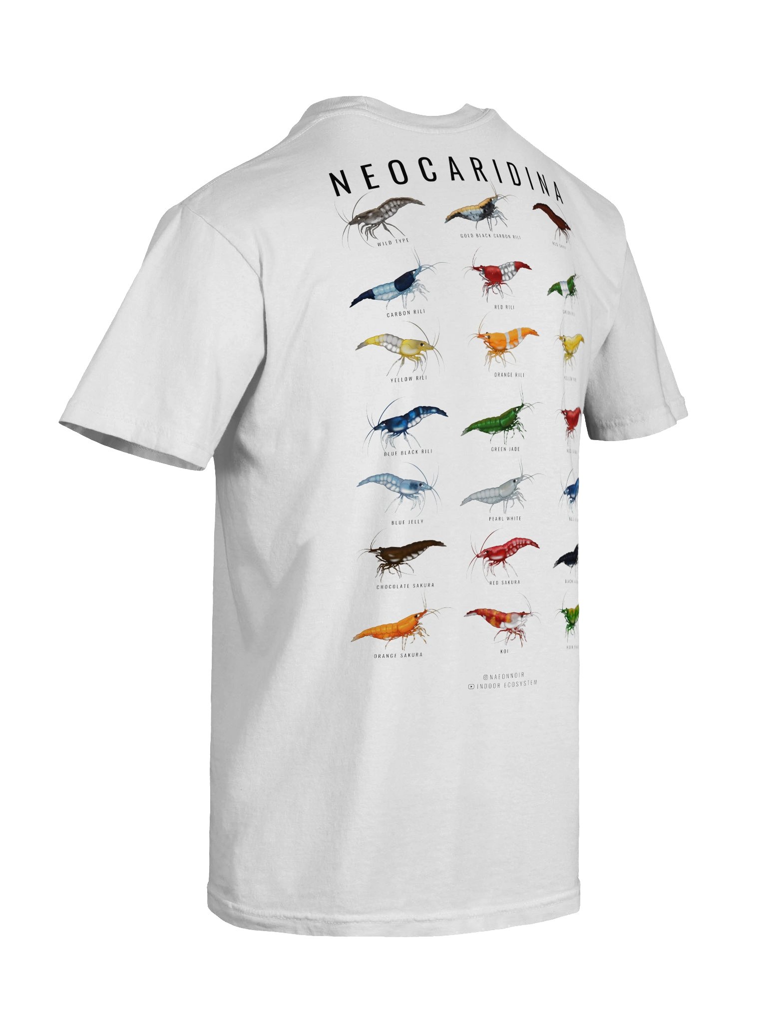 NEOCARIDINA SHRIMP SPECIES T-SHIRT product image (8)