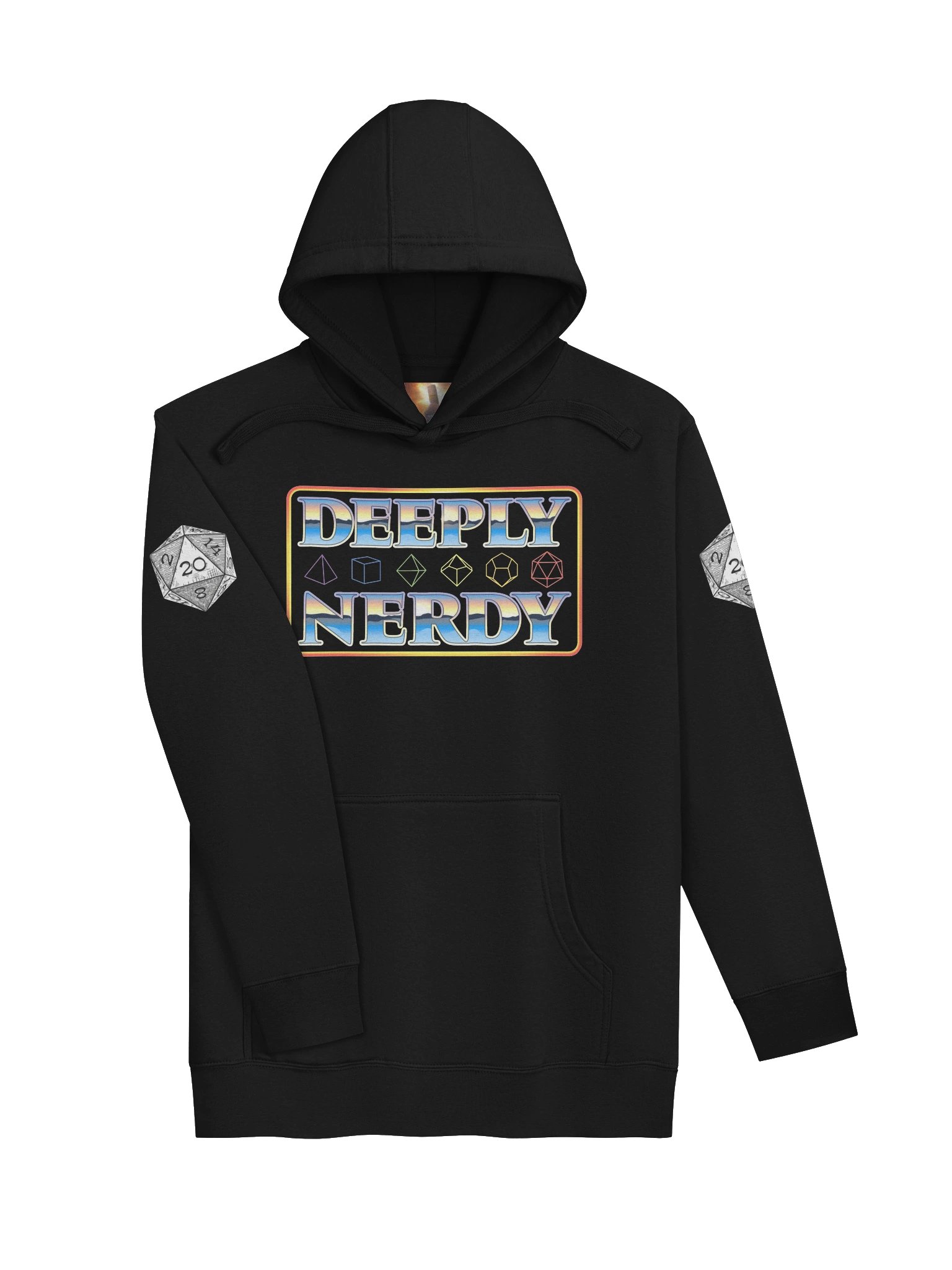 DEEPLY NERDY Geometric Hoodie product image (3)