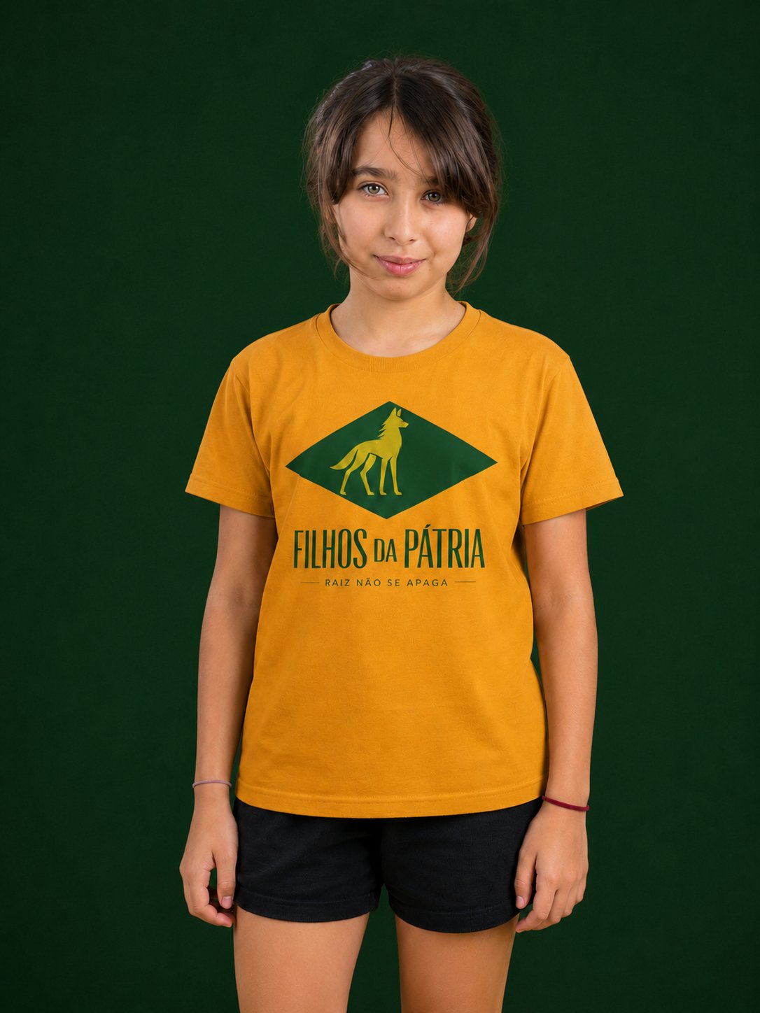 Camiseta Fundadora Filhos da Patria KIDS Amarela product image (1)