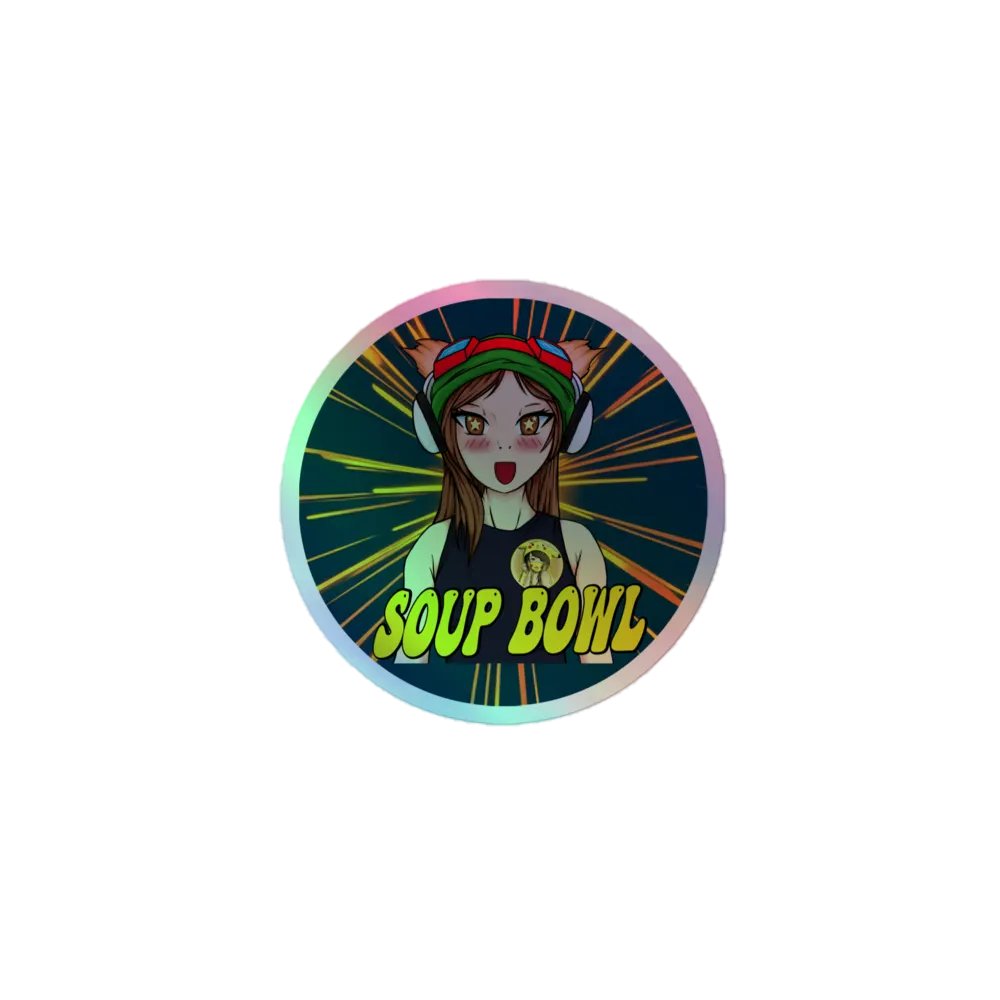 Holographic Soup Bowl Sticker product image (1)