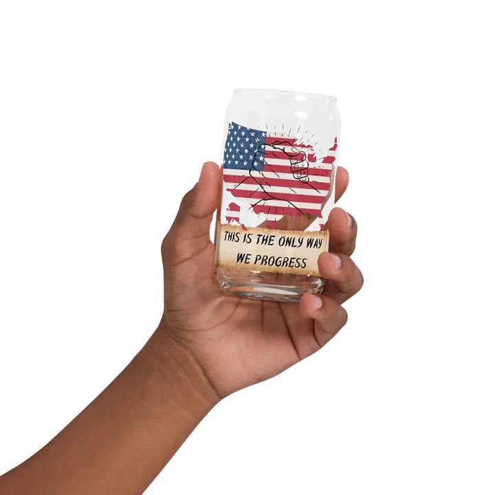 Come Together USA Can Shaped Drinking Glass w/Lid & Straw product image (32)
