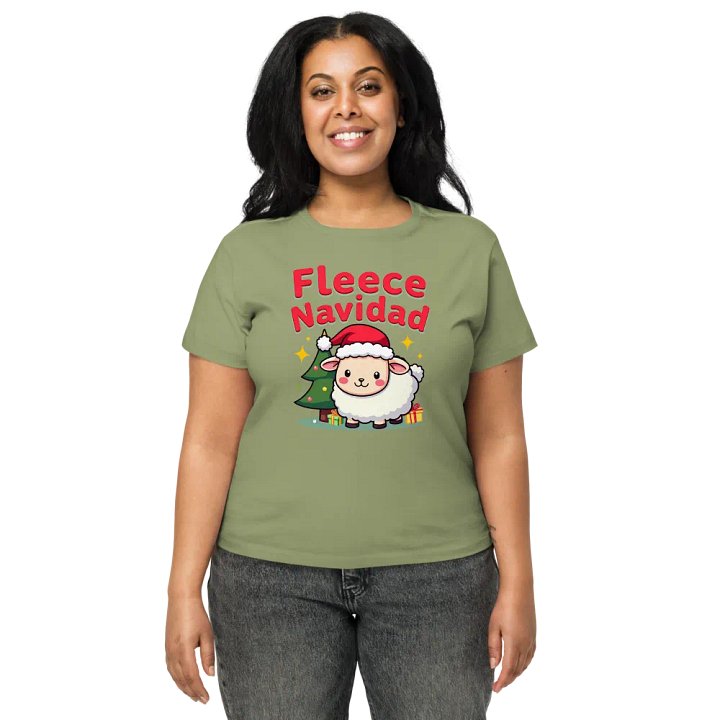 Fleece Navidad High-Waisted Tee product image (6)