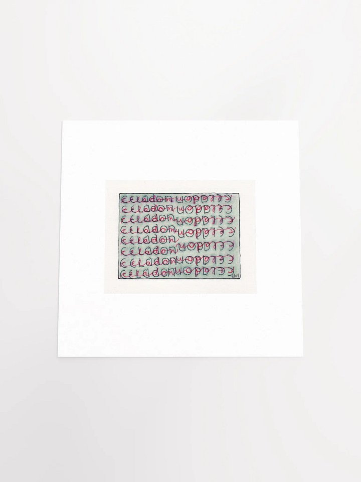 Celedon Panel Card Print product image (1)