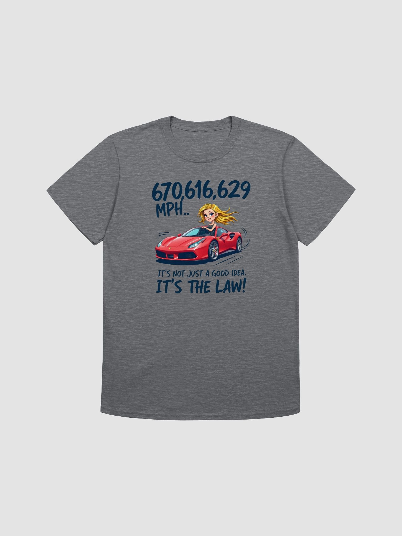 Speeding Blonde Ferrari Tee product image (2)