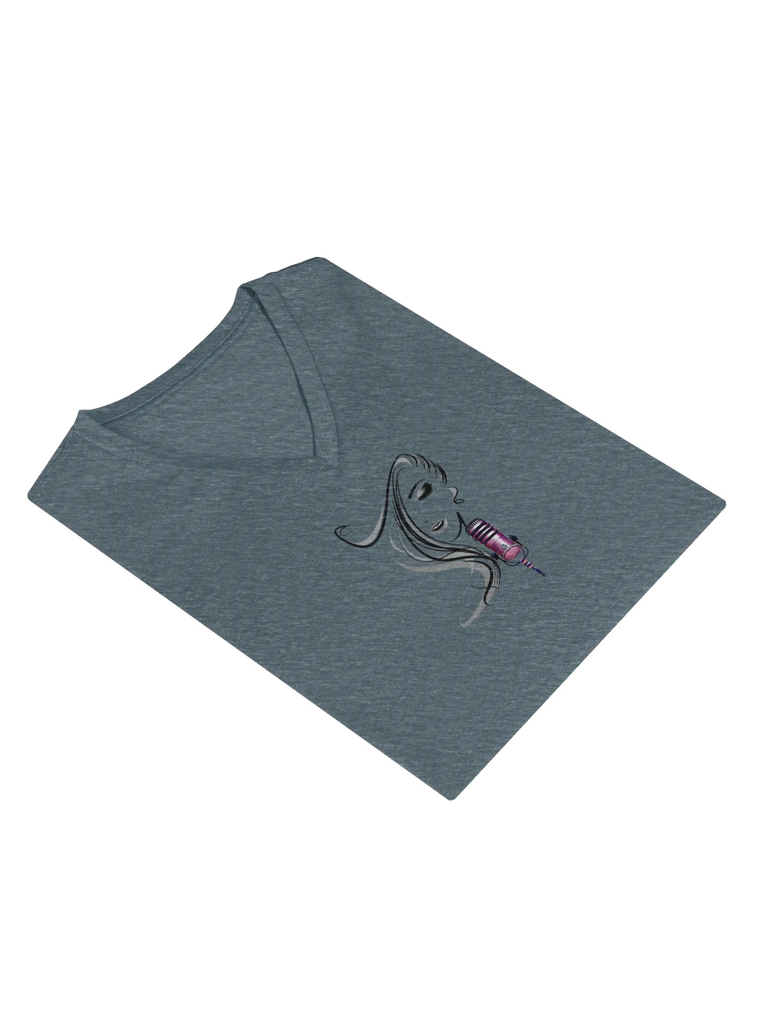 Mic Time V-Neck Tee product image (8)