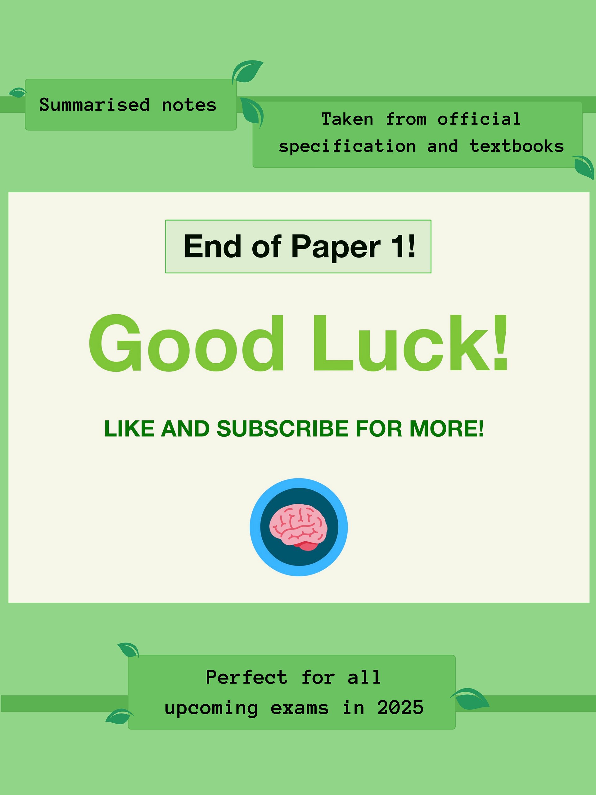 AQA GCSE Biology Paper 1 Revision Notes (35 Pages) | Revision Made Easy product image (6)