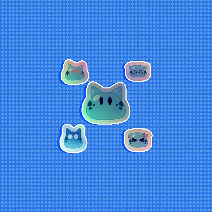 Squishie Army Holographic Stickers product image (1)